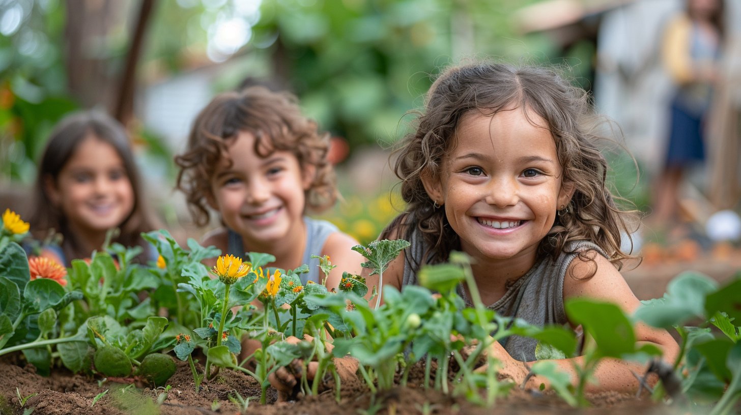 Permaculture avec enfants : un approche ludique et éducative du potager